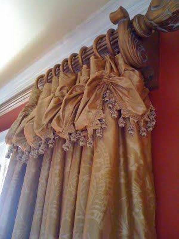 Drapes with attached valance 10