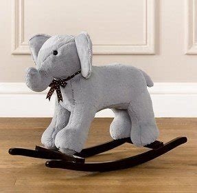 elephant rocking horse pottery barn