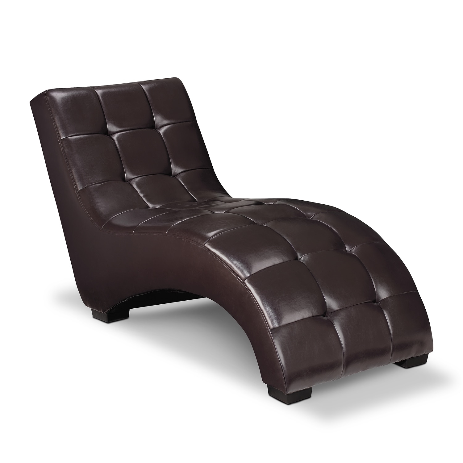 Faux leather chaise lounge 14