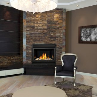 fireplace corner gas napoleon natural vent fireplaces direct ventless propane modern rocks living place indoor built expect basement inserts foter