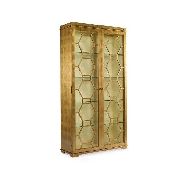 Gold bookcases