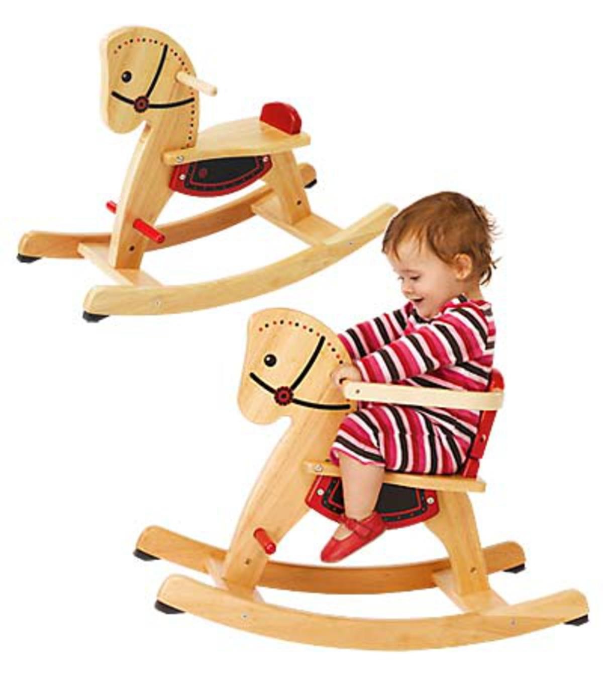 wooden horse for baby