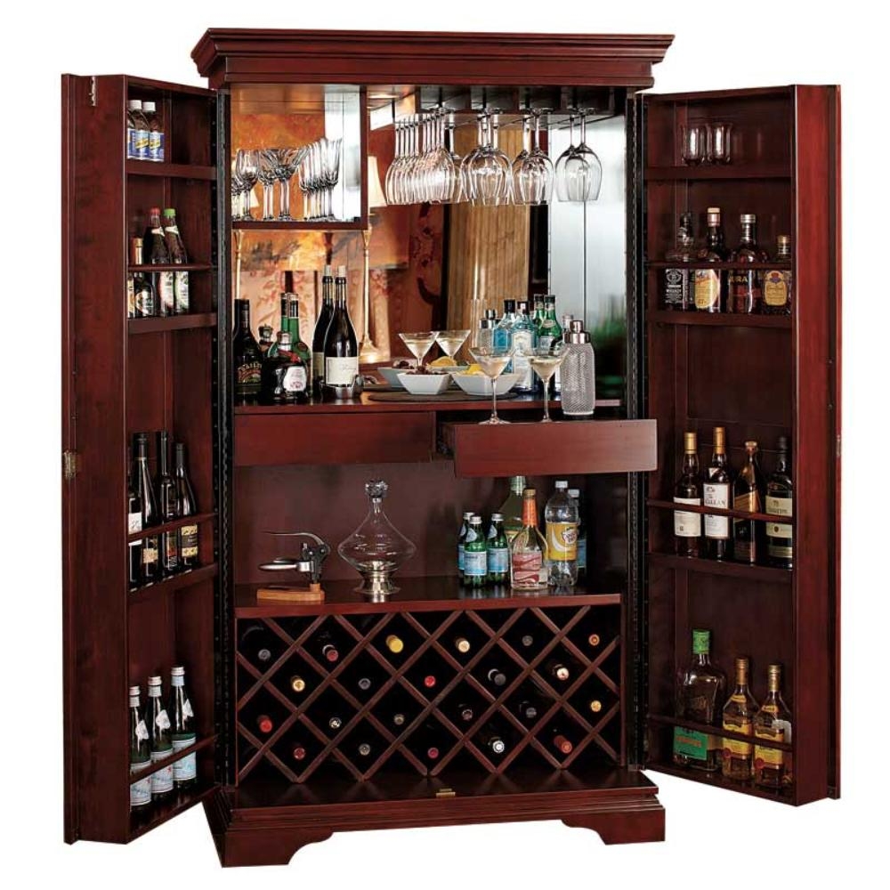 hidden bar cabinet design