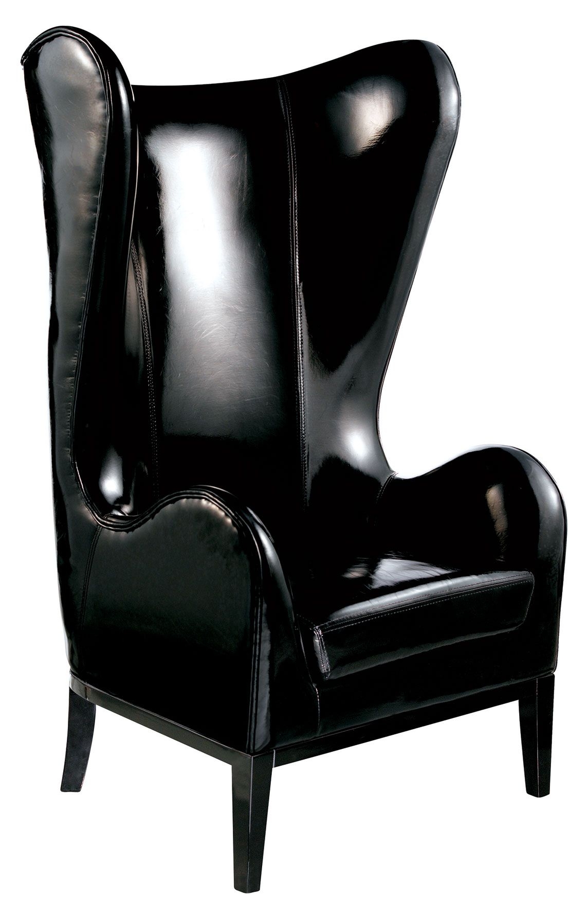 High wing back armchair