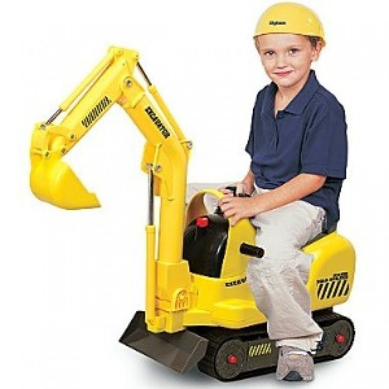 Kids ride on construction toys