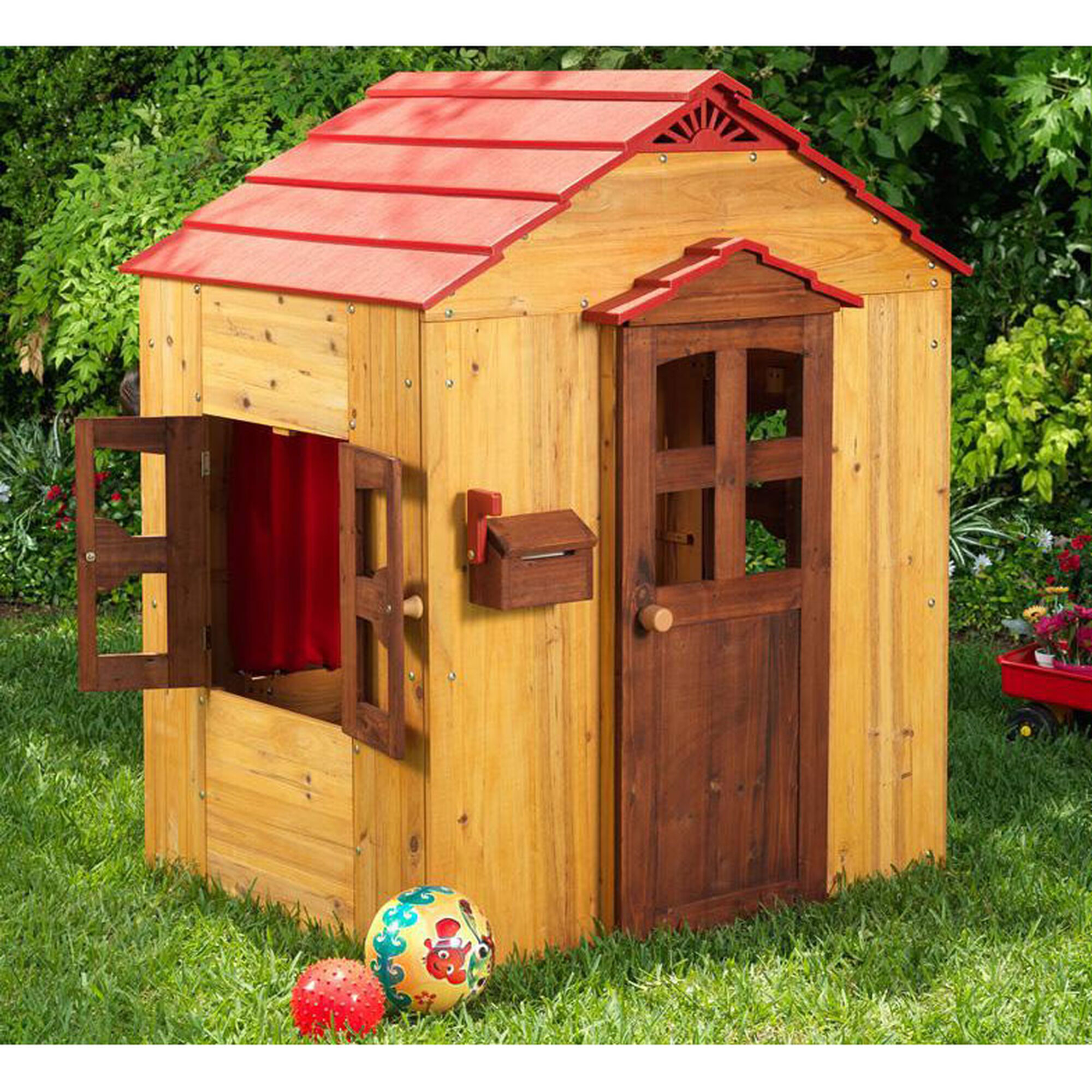 Kids wooden playhouse