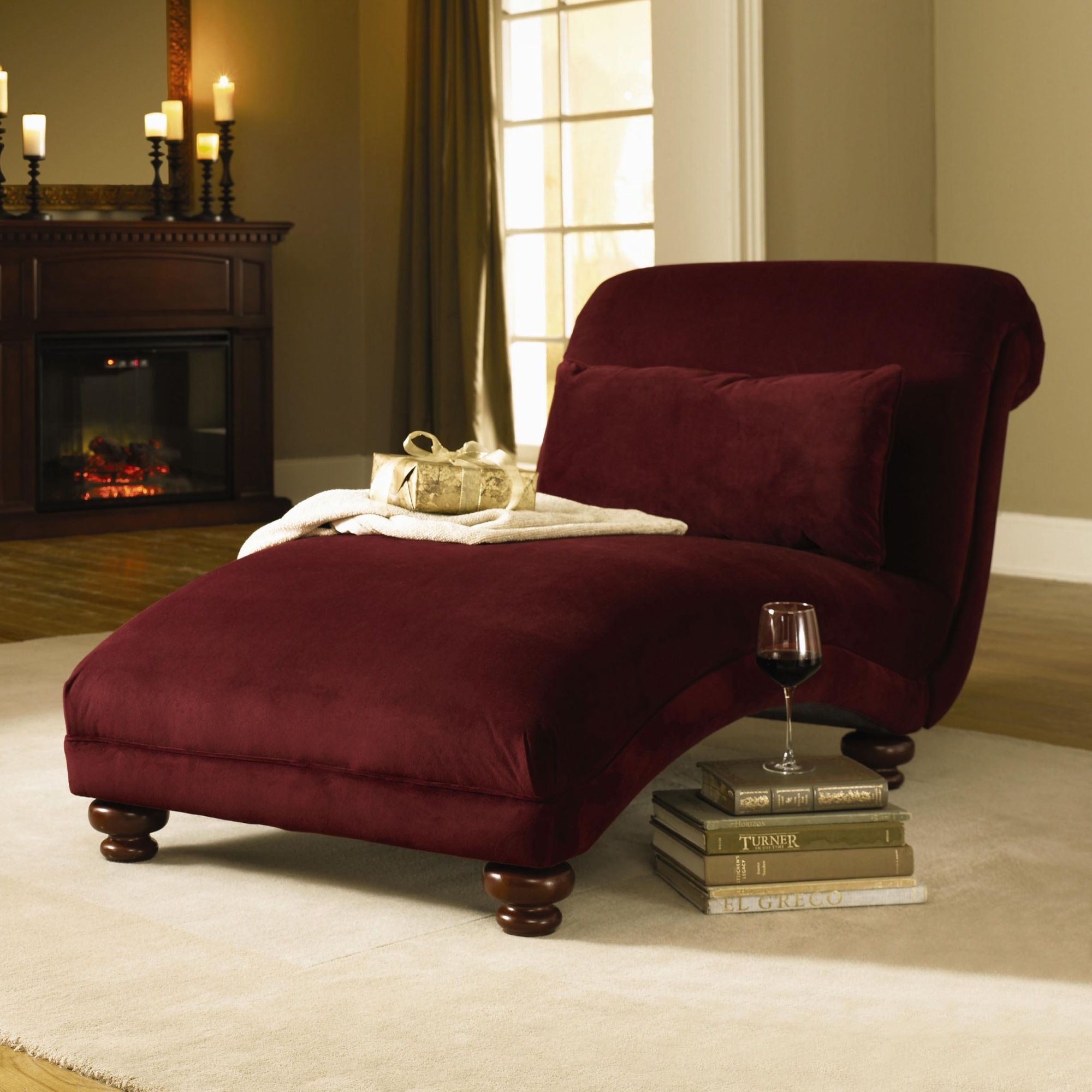 Burgundy Chaise Lounge - Ideas on Foter
