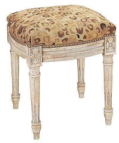 Leopard vanity stool 5