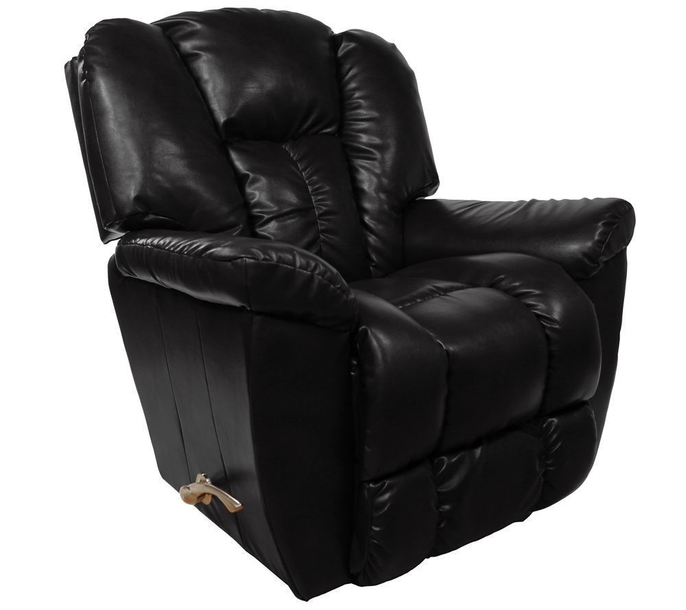 Oversized leather recliner