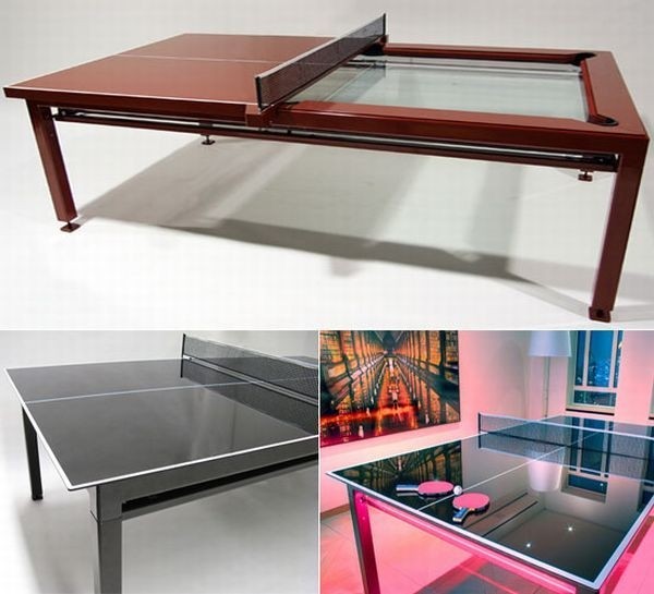 Ping pong table top for dining table