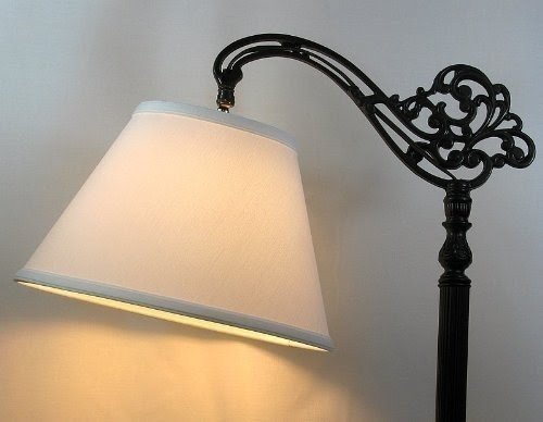 Antique screw on on sale lamp shades