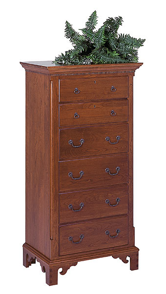 Solid cherry chest of drawers