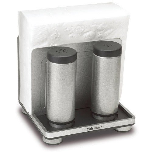 FOH Dots Collection Stainless Steel Napkin Holder - 5 1/2L x 5 1/2W x 4H