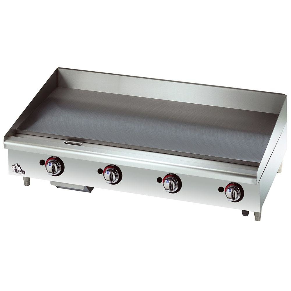 Star max heavy duty griddle countertop gas 48l 27 3
