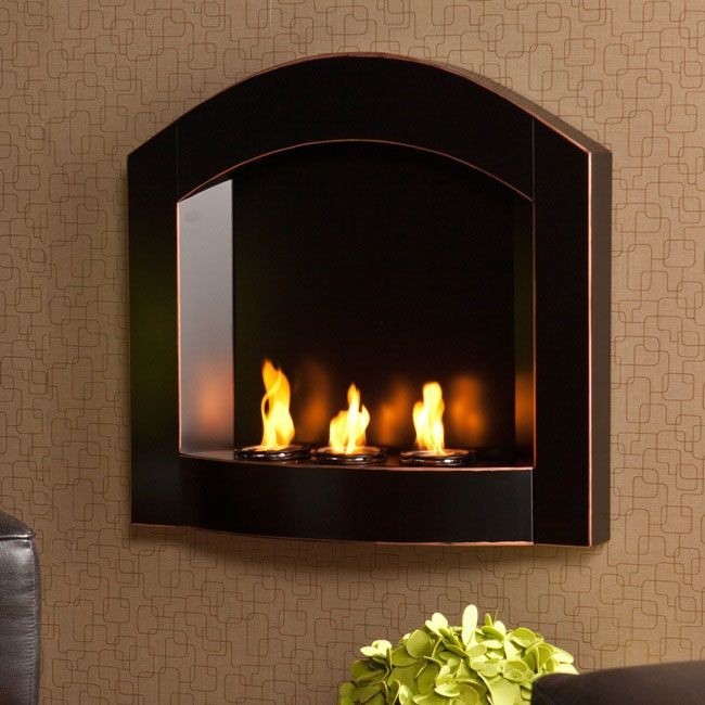 Teva arch top wall mount fireplace
