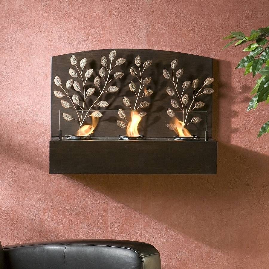 Vine wall mount fireplace