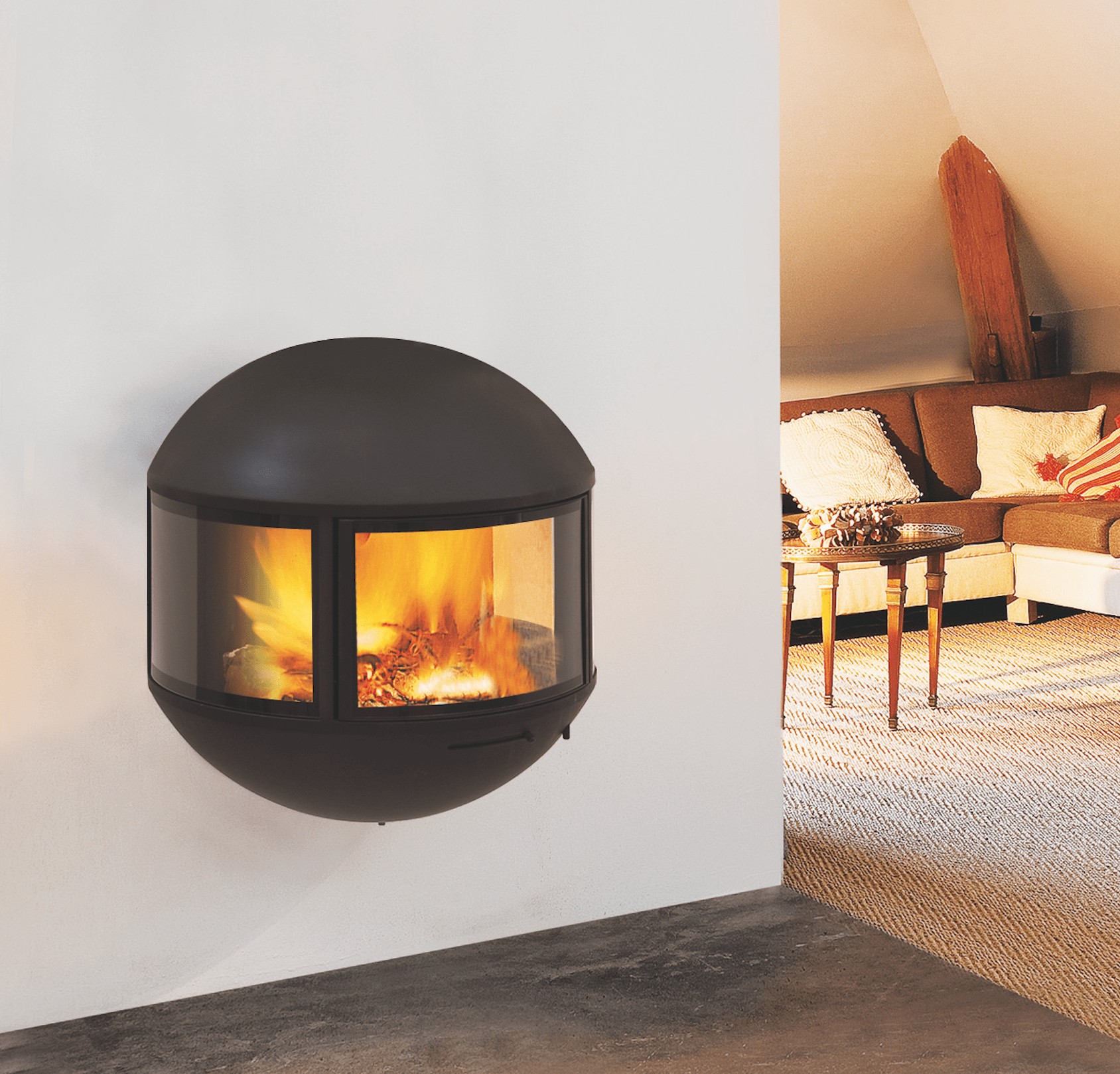 Wall mounted fireplace lowes