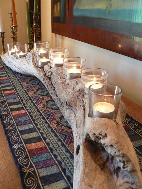 Wedding decor driftwood large center