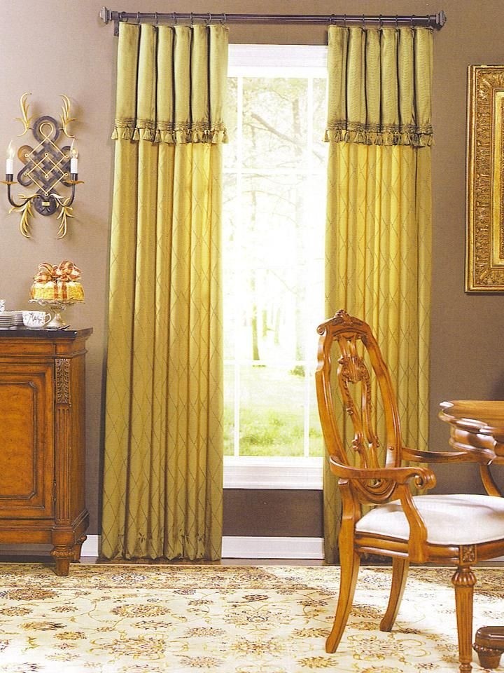 Window Curtains With Attached Valance 