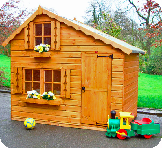 2 storey 2024 wooden playhouse