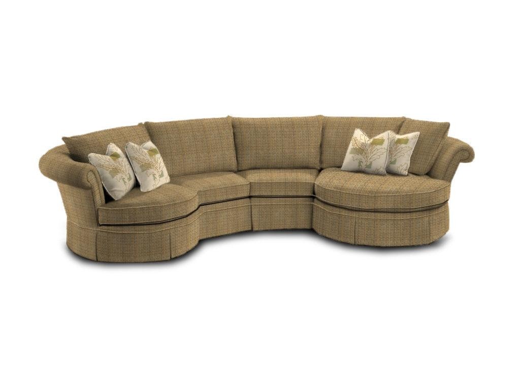 round recliner sofa