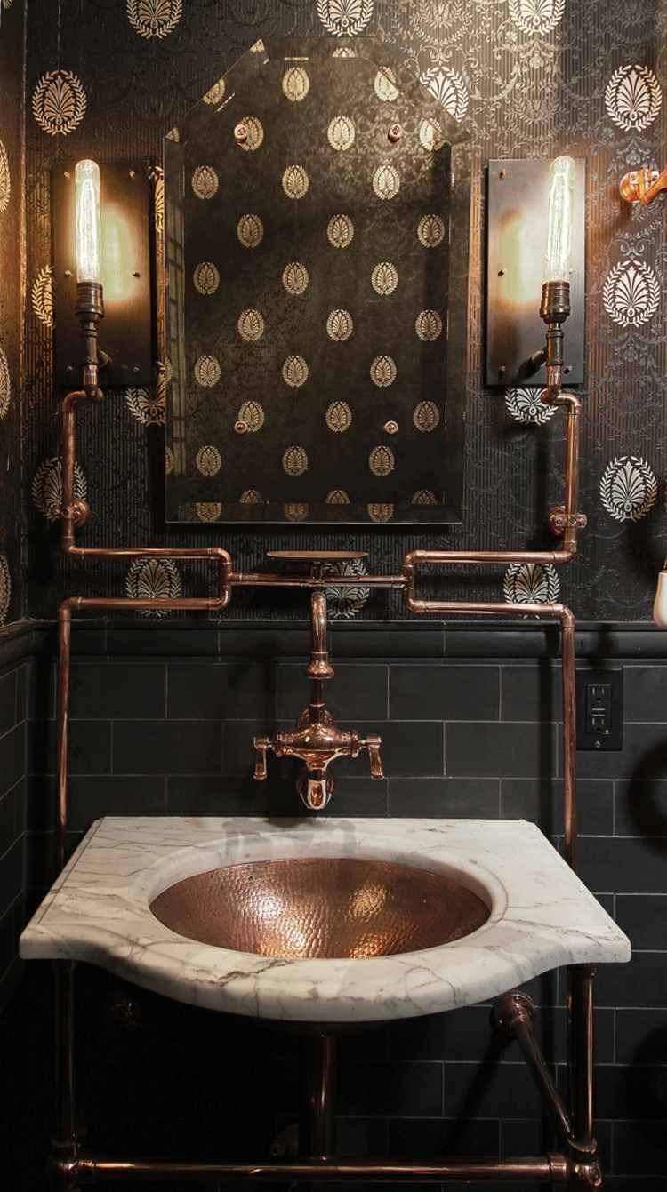 Antique brass sink 5