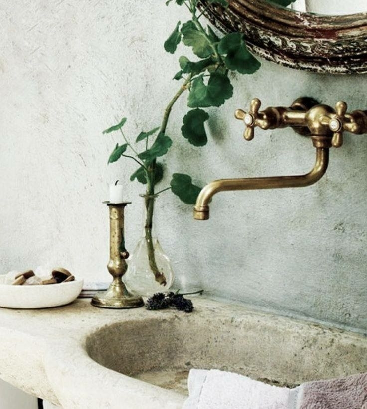 Antique brass sink 6