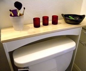 behind toilet shelving ideas