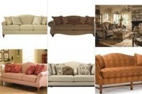 Camel back sofa slipcover