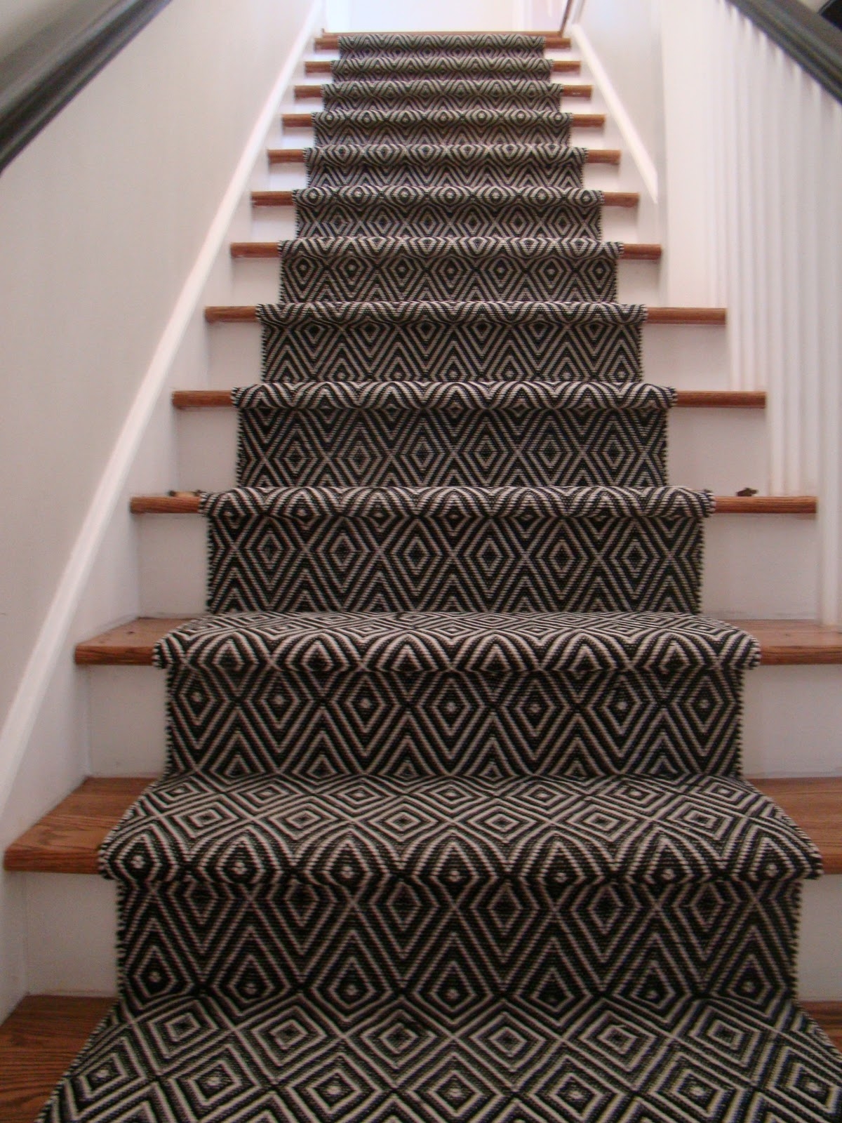 Carpet treads for wood stairs 1