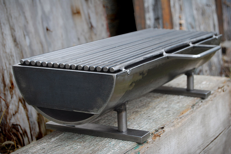 Cast iron charcoal grills