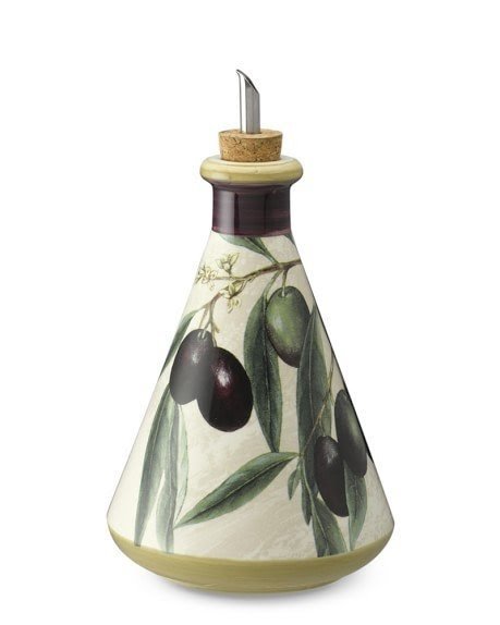 Ceramic olive oil dispenser