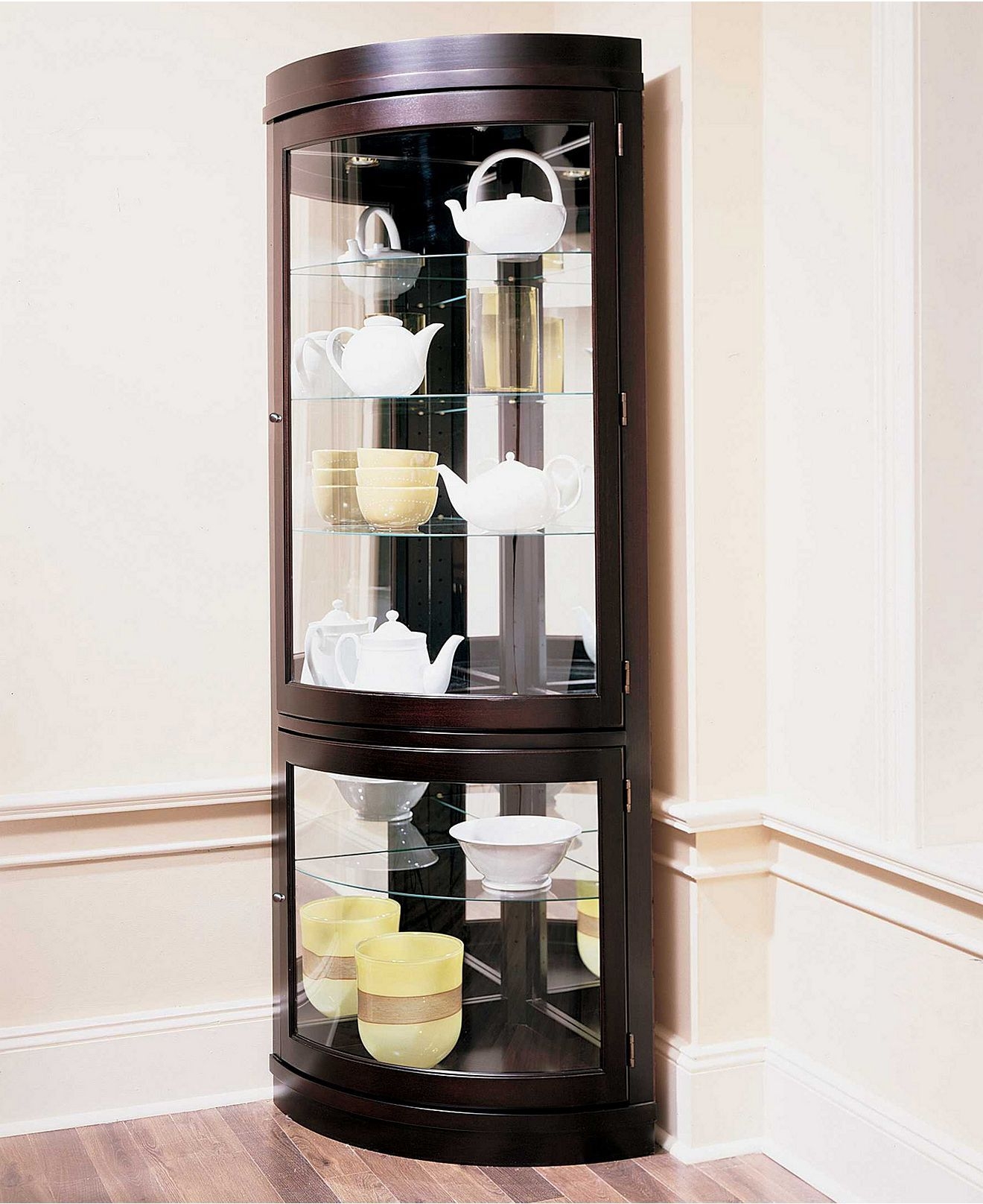 Carrizal lighted deals curio cabinet