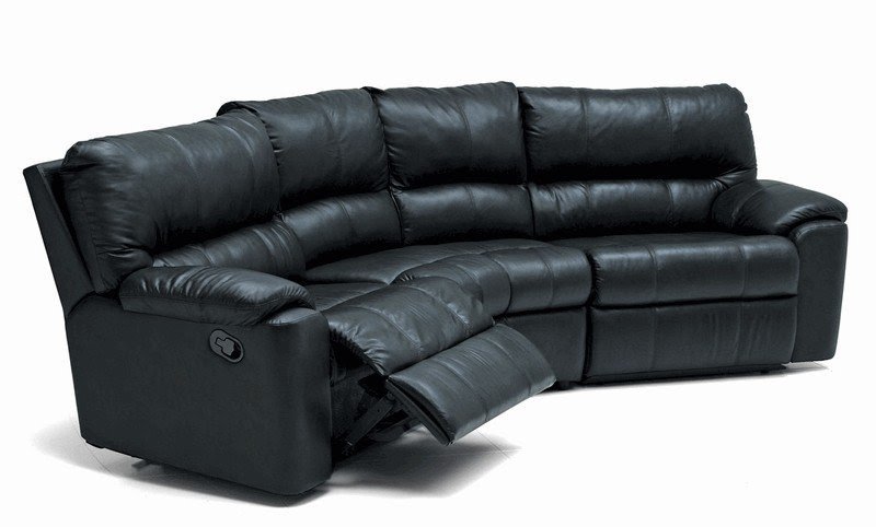 round recliner sofa