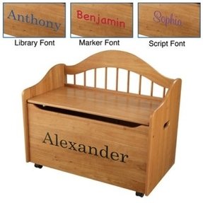 toy box dark wood