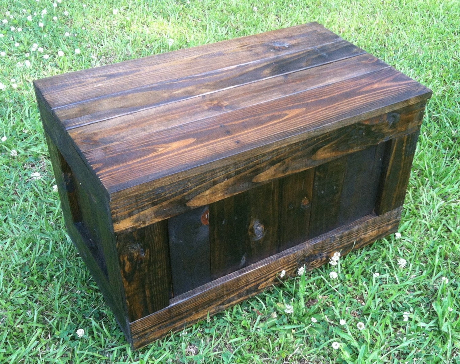 toy box dark wood