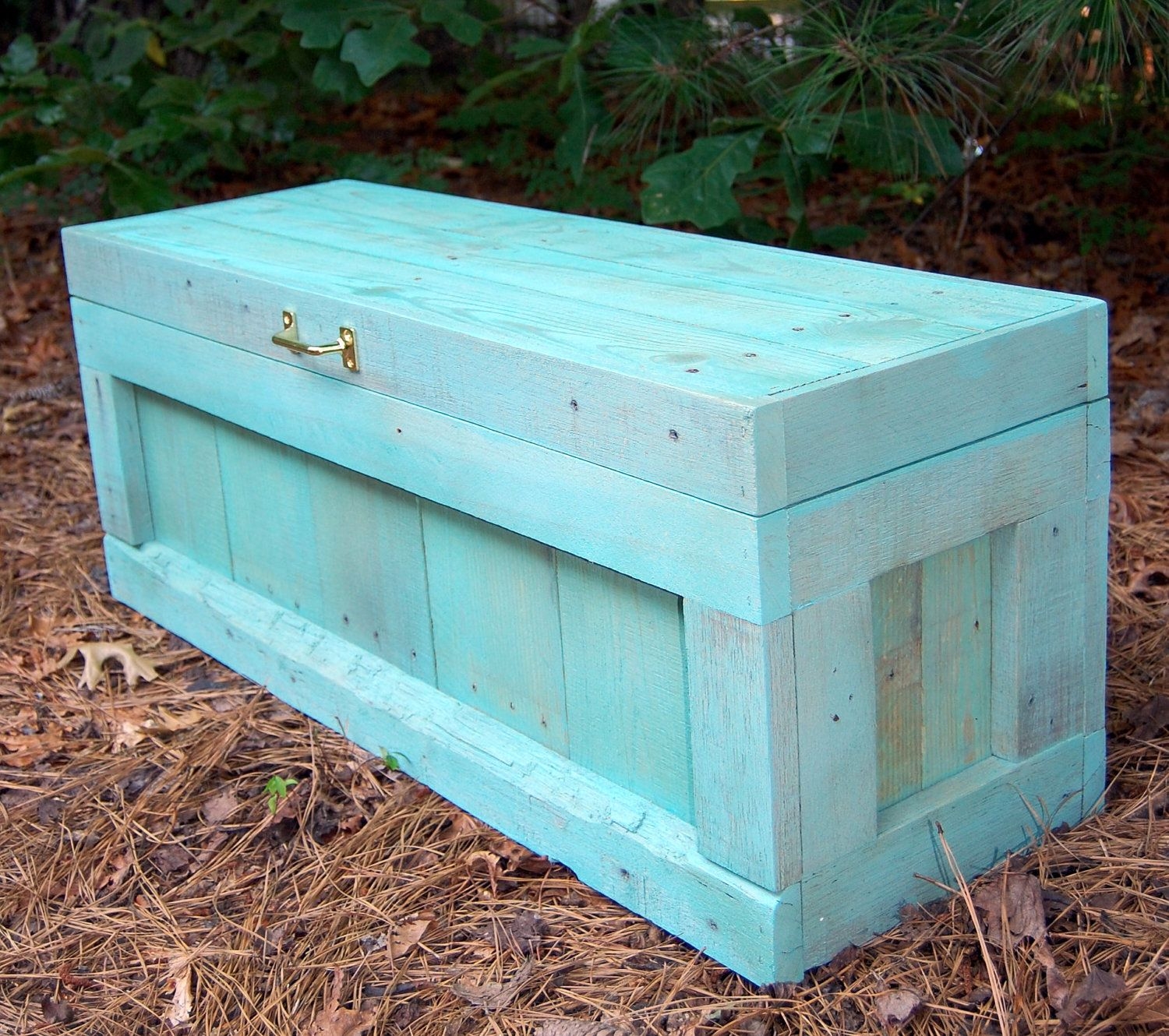 teal toy chest