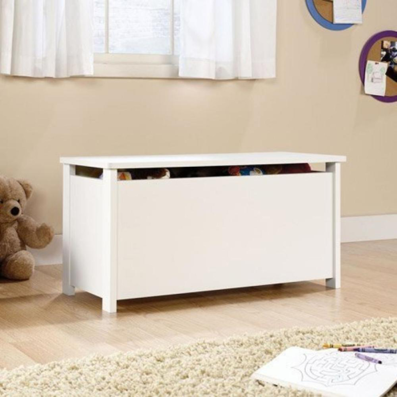 toy box dark wood