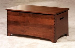 toy box dark wood