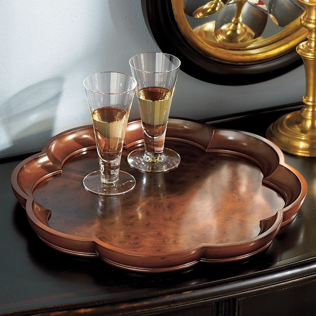 Decorative serving trays for ottomans 2