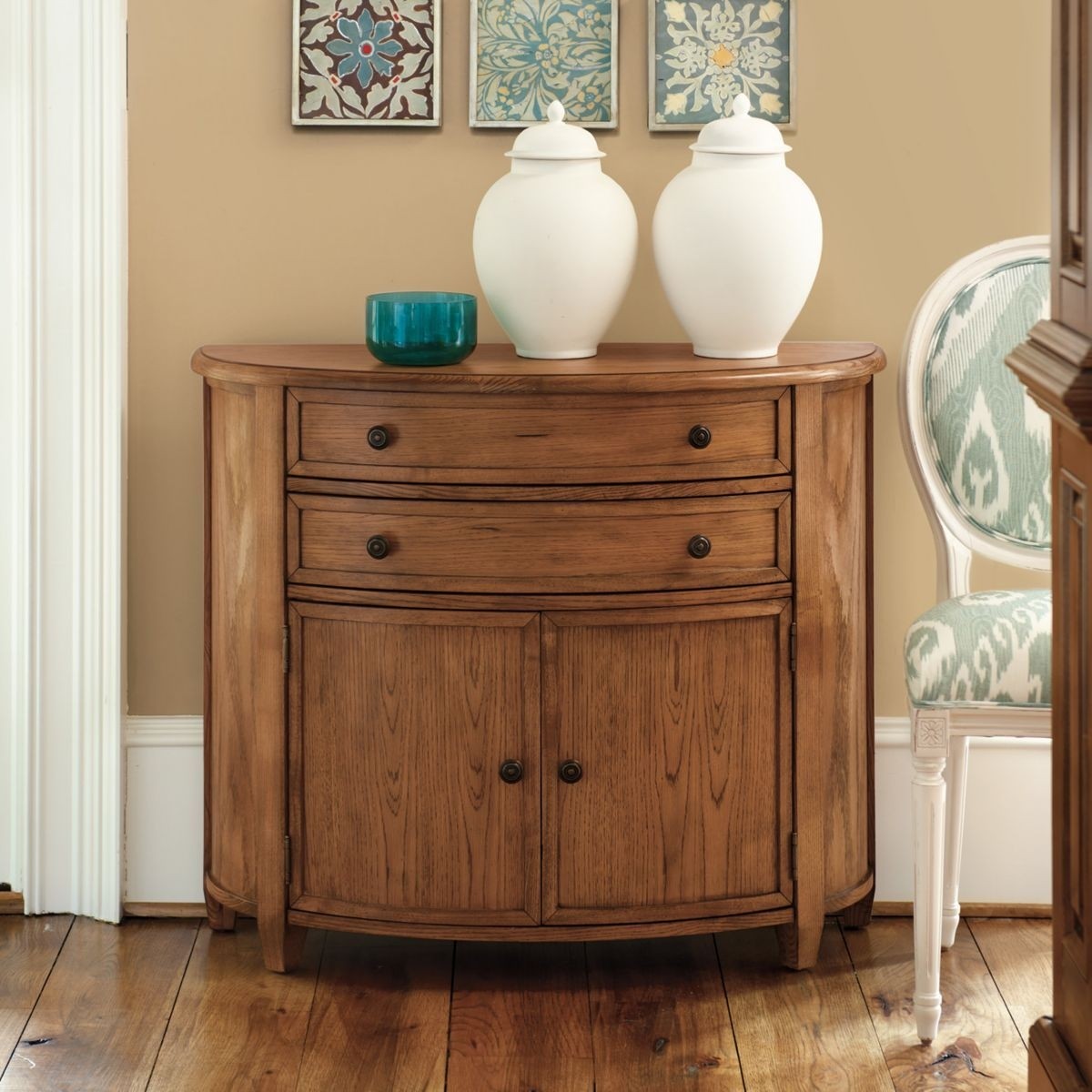 Small deals demilune cabinet