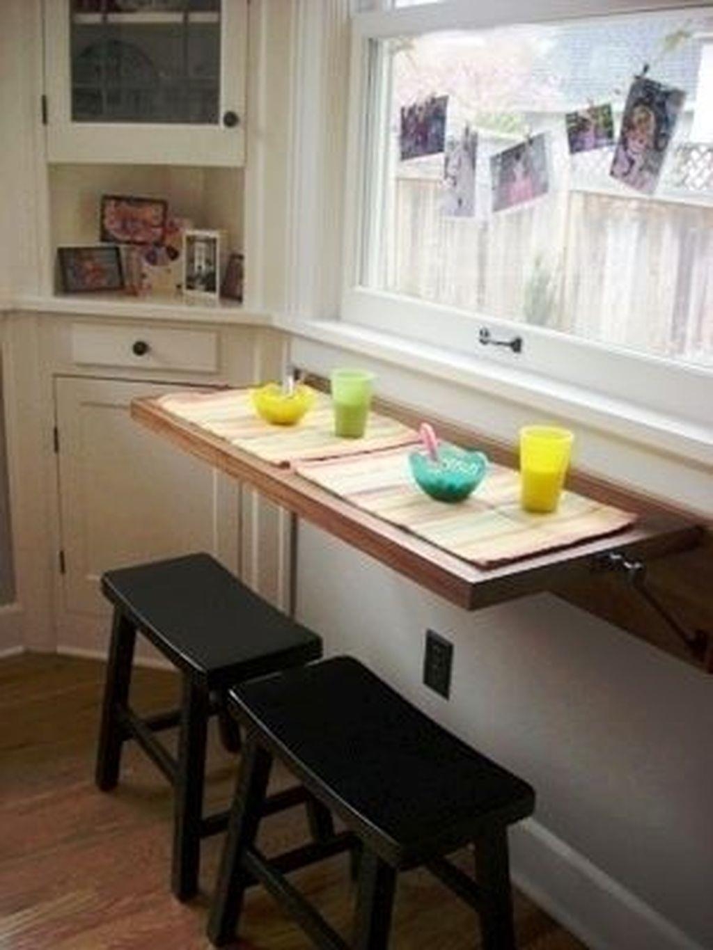 wall mounted drop down breakfast bar