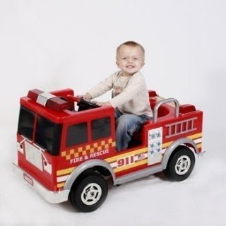 Fire truck ride on toys