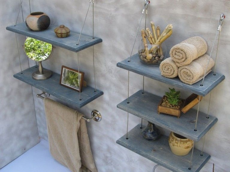 15 Gorgeous Bathroom Floating Shelves Ideas Variantlivingus