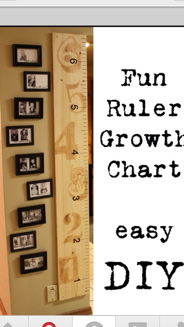 Homemade Growth Chart Ideas