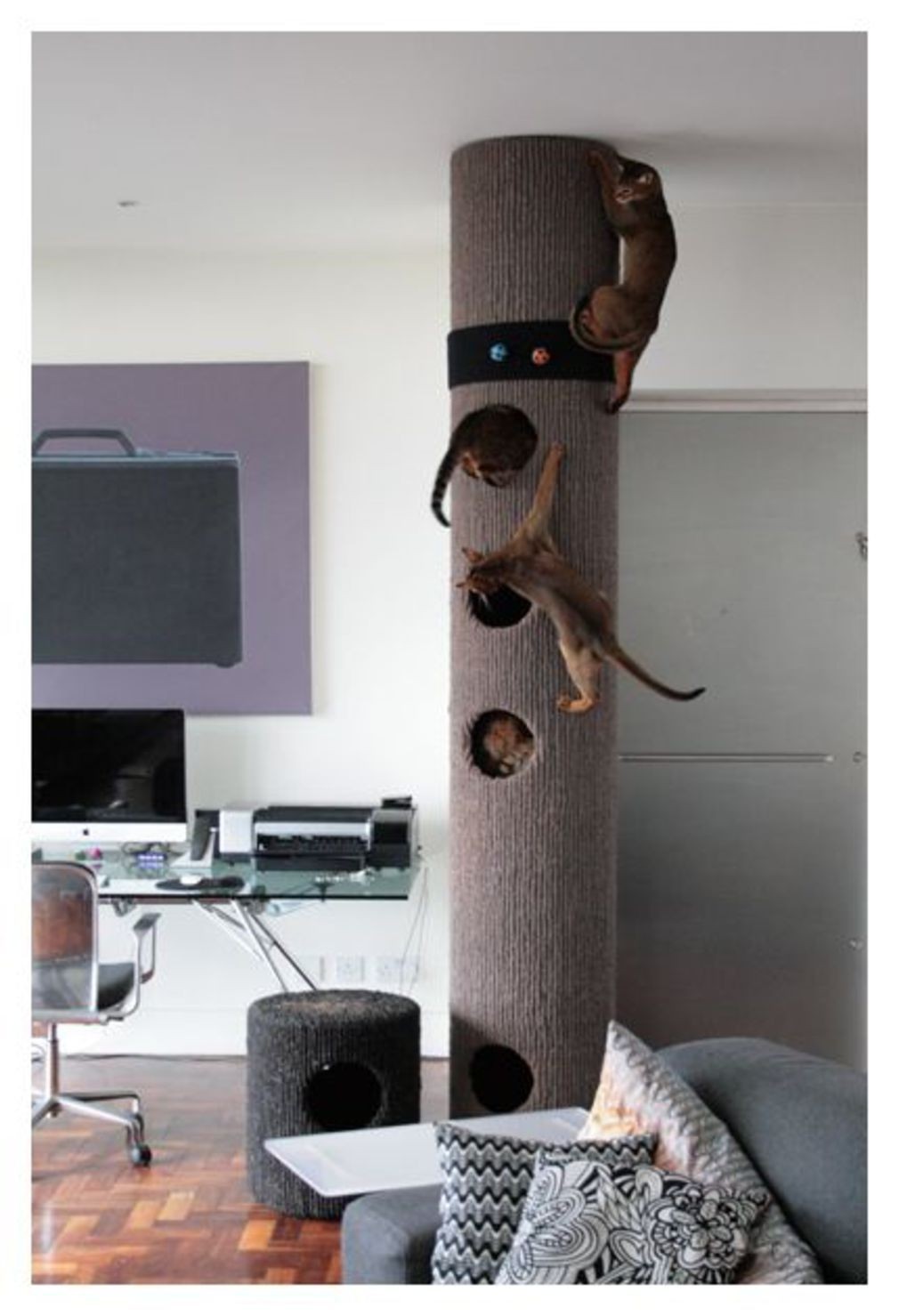 themed cat trees