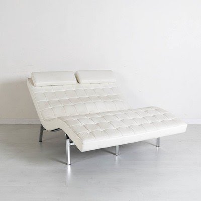Leather double chaise lounge 13