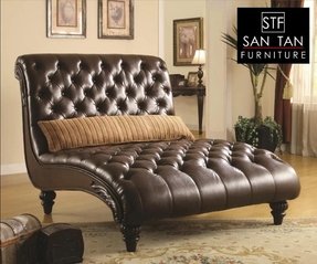 Leather Double Chaise Lounge Ideas On Foter