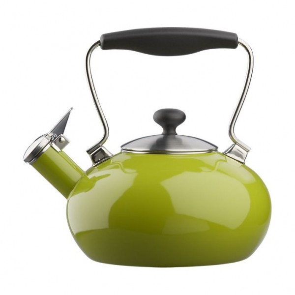 Lime green tea kettle 13