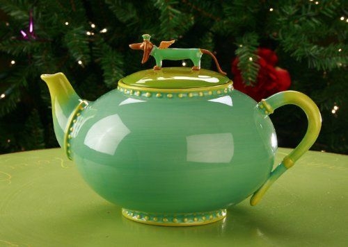 Lime green tea kettle 25
